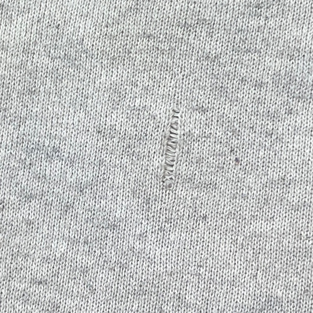 Active Wear Sweatshirt Cardigan L Womens Gray Vintage Fall Leaf Graphic Pockets - Picture 8 of 11